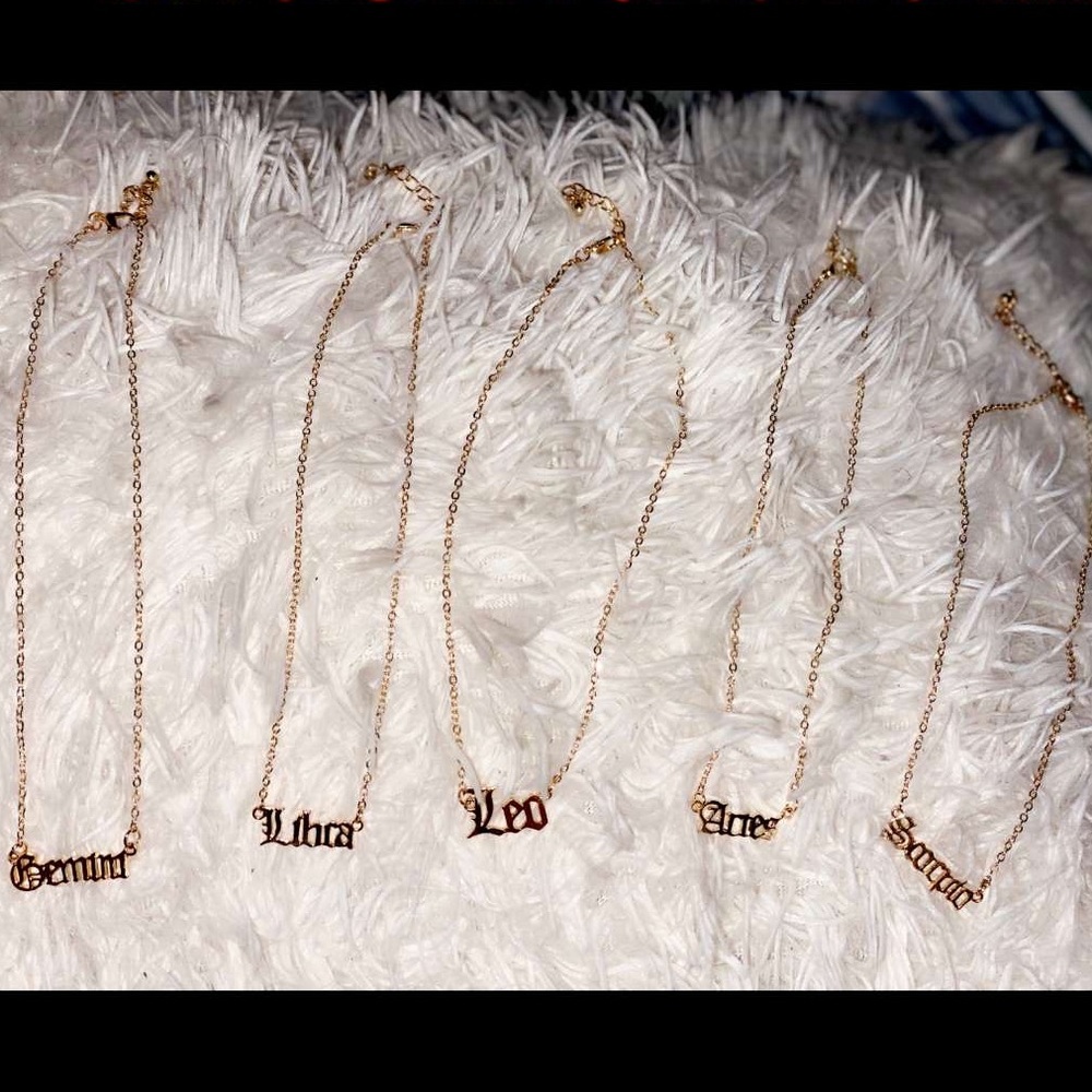 I have all zodiac necklaces on hand
